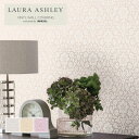 ローラアシュレイ のりなし壁紙 アヌシー LAURA ASHLEY ダマスク柄 のり付き のりなし ベスト クロス 1m単位販売