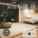 置き畳 大建 ダイケン ここち和座 彩園 煌 82×82cm 2枚入 置き敷きタイプ カビ防止 ユニット畳 フチなし畳 フローリング畳 大建畳 送料無料