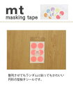 マスキングテープ カモ井加工紙 mt CASA seal S ショッキングレッド mtcdss03