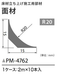 サンゲツ 面材 床材立ち上げ施工用部材 2m×10本入り PM-21130