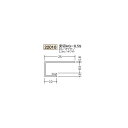 創建 ビニール天井見切縁 コ型 見切 AG-8.5S 2m(商品コード:22010)