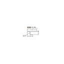 創建 ビニール ペンキ クロス下地材 天井廻り 見切 CP-808 1.82m(商品コード:34353)