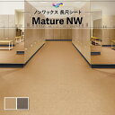 長尺シート 土足対応 東リ マチュアNW 2mm厚 182cm巾 平織り ブラウン 茶