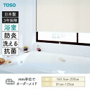 ロールスクリーン ティーナ 浴室タイプ 幅1605mm~2000mm 高さ810mm~1200mm TOSO