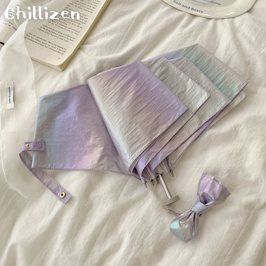 樂天商城 - 【これをプレゼントで間違いない！】Chillizen 極軽 折りたたみ傘 レディース 超小型 折りたたみ式 ストラップ付き ミニハンドル 強度UP金属骨 旅行 雨傘 晴雨傘 女性 女の子 母 傘 通勤 おすすめ 大人かわいい 誕生日 ギフト