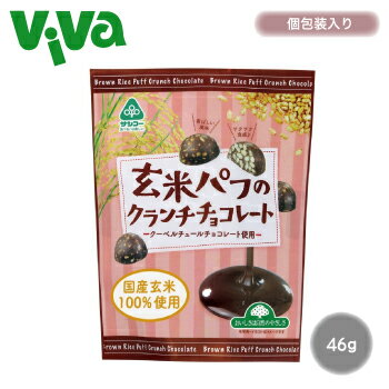 サンコー 玄米パフのクランチチョコレート 46g ムソー