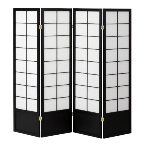 UTILITY 弘益 和風衝立4連 JP-S150-4 BK 幅45(×4) 奥行2 高さ150cm 天然木パイン材 折りたたみ 送料込み UTILITY 弘益 和風衝立4連 JP-S150-4 BK 幅45(×4) 奥行2 高さ150cm 天然木パイン材 折りたたみ 送料込み