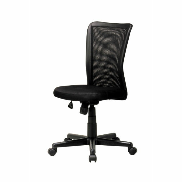 UTILITY 弘益 SNIPER BK スナイパー デスクチェア 昇降式 幅43.5cm 奥行53cm 高さ89～101cm メッシュ ..