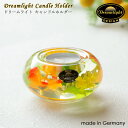 ドリームライト キャンドルホルダー CDD23114 マーガレット UFO(S) 直径9cm ガラス製 ドイツ製 Hand Made GERMANY