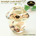 ドリームライト キャンドルホルダー CDD5302 サクラ ノーブレス 直径11cm ガラス製 ドイツ製 Hand Made GERMANY