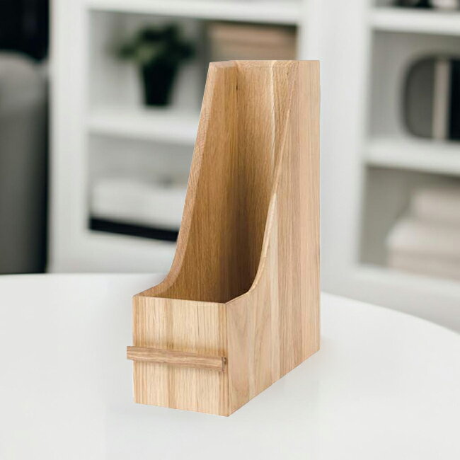 Latree ラトレ ファイリングスタンド 木製 オーク PL1DEN-0260256-OAOL オイル仕上 ファイル立て ファ..