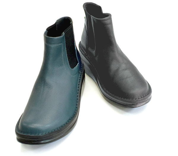 In Cholje（インコルジェ）　足に優しい靴　本革！サイドゴアショートブーツ（8710）日本製　靴　レディース　婦人靴●送料無料