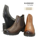 サイドゴアブーツ 12013 レディス 【KLONDIKE】【本革】●送料無料 代金引換不可