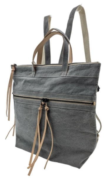 REALMIND日本製炭染帆布リュ...