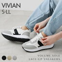 【1点10%/2点15%/3点20%OFFクーポン】25年春新作 VIVIAN ヴィヴィアン 厚底スニーカー スニーカー レディース 厚底 Tトゥ おしゃれ レ...