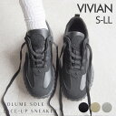 【1点10%/2点15%/3点20%OFFクーポン】25年春新作 VIVIAN ヴィヴィアン 厚底スニーカー スニーカー レディース 厚底 Tトゥ おしゃれ レ...