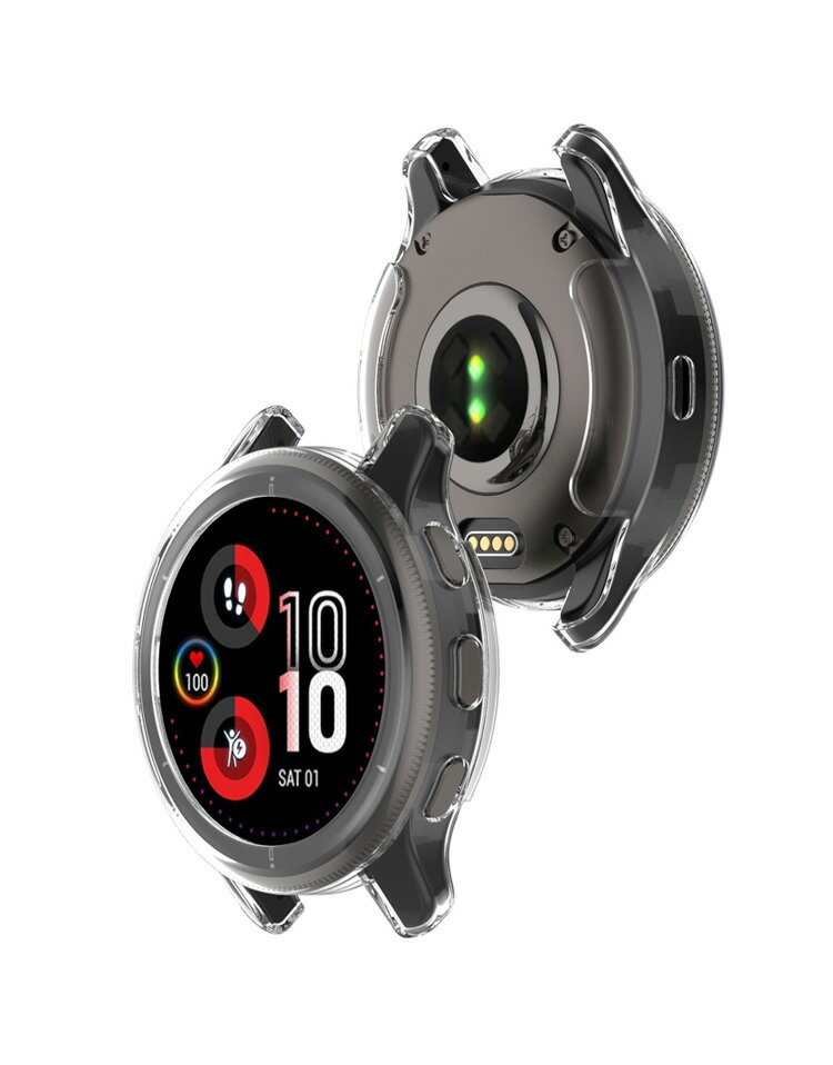 送料無料 GARMIN Venu 2 plus ケース ウェアラブル端末・スマートウォッチ ケース TPU シンプルで ソフトカバー ガーミン CASE 耐衝撃 おしゃれ カッコいい 便利 実用 軽量 人気 スマートウォッチ クリア カバーケース