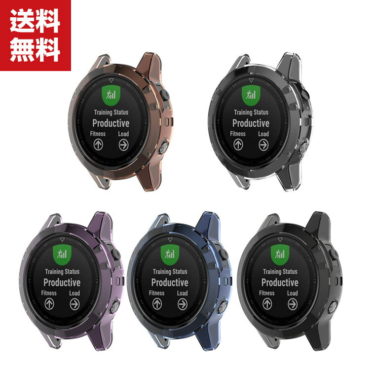 ̵ GARMIN fenix 5S fenix 5 fenix 5X Plus ֥üޡȥå  TPU ꥢ ץ եȥС ߥ CASE Ѿ׷  å    ͵ ޡȥå Ʃ С