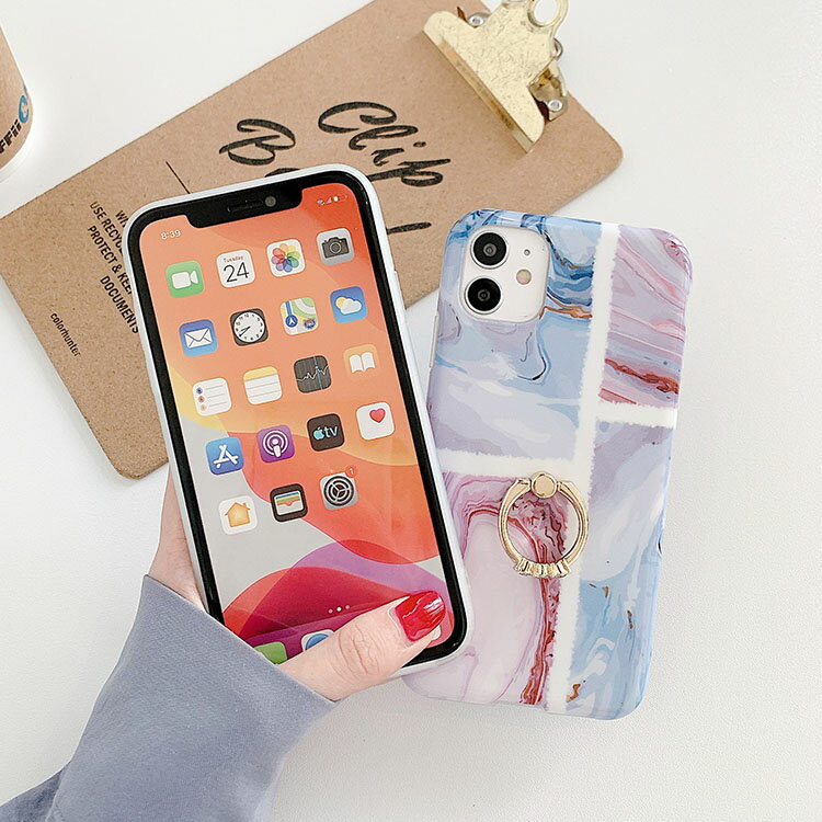 送料無料 iPhone12 12mini 12Pro 12ProMax ケース カラフル 可愛い 背面カバー リングブラケット付き スタンド機能 ストラップホール付き CASE 耐衝撃 高級感があふれ おしゃれ 衝撃に強い カッコいい 鮮やかな 多彩 ソフトカバー 強化ガラスフィルム おまけ付き