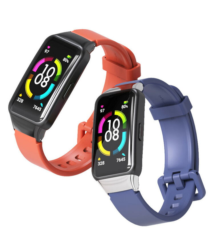 送料無料 HUAWEI Band 6 ウェアラブル端末・スマートウォッチ 交換 バンド シリコン素材 スポーツ ベルト ファーウェイ バンド 6 交換用 ベルト 装着簡単 便利 実用 人気 おすすめ おしゃれ バンド 腕時計バンド 交換ベルト
