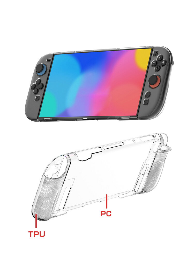 任天堂 スイッチ 2 Nintendo Switch 2 タフで頑丈 専用保護ケース PC+TPU素材 全面保護 クリアカバー 手触り抜群 汗止め 滑り止め 操作便利 衝撃吸収 傷防止 超薄型 汚れ防止 着脱簡単 便利 軽量 指紋防止 人気 ロッカーキャップ4個付き