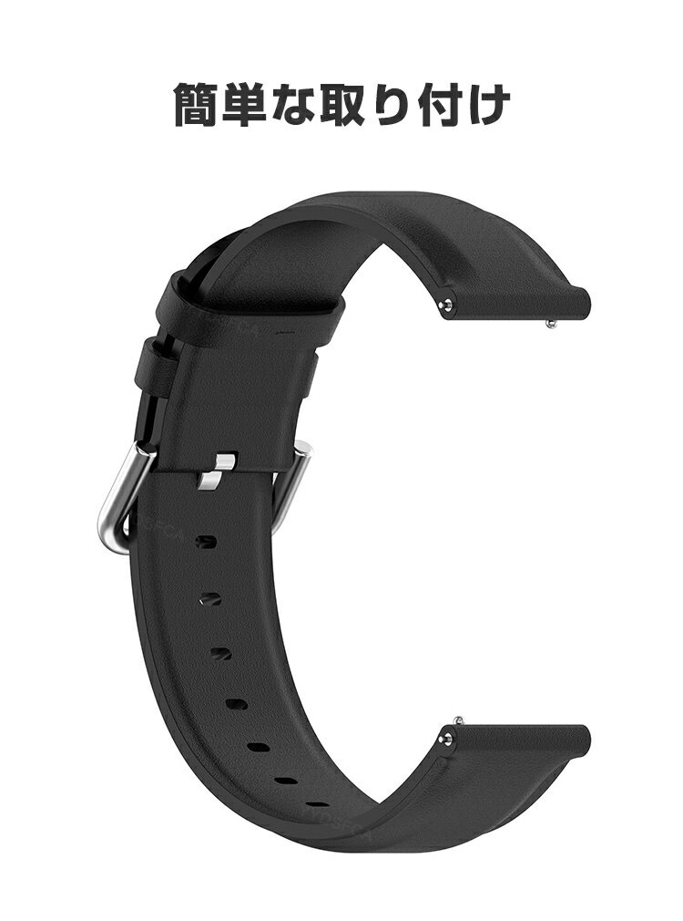 スマホ雑貨viviancaseのSuunto RACE 2 交換 バンド PUレザー素材 おしゃれ 腕時計ベルト スポーツ ベルト 交換用 ベルト 幅22mm 替えベルト 綺麗な マルチカラー 簡単装着 調節可能 人気 おすすめ 携帯に便利 腕時計バンド 交換ベルト｜アングル3