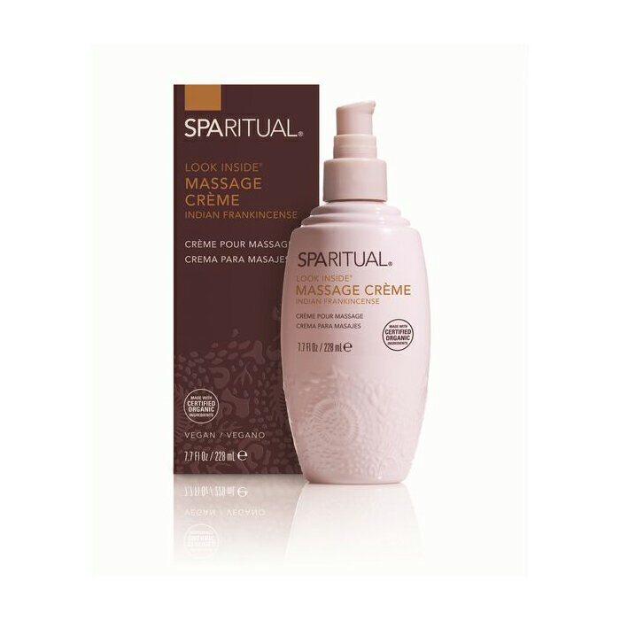 ルックインサイド マッサージクリーム 228ml ＜ SPARITUAL スパリチュアル 86630 ＞モイスチャライザー/ヒマワリ油/アロエベラ液汁/セサミオイル