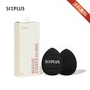【P5倍+各種類マラソンクーポン】SIXPLUS 4つのミニサイズのエアパフ 指パフ 乾湿両用の多機能ポータブルパフ ラテックスフリー素材★送料無料 あす楽対応...