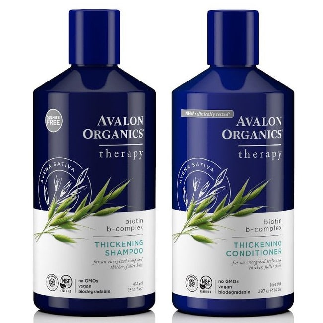 お得な選べる4本セット！アバロンオーガニクス スカルプ シャンプー コンディショナー ビオチン NSF/AN..