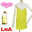 LNA clothing エルエヌエーレースワンピ ネオンイエロー キャミソール チュニック タンクトップ planet blue プラネットブルー セレブ愛用ブランド レディース 春 夏 秋 冬 おしゃれ かわいい かっこいい 20,350円