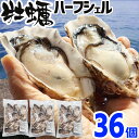 牡蠣 冷凍 ハーフシェル 36個 韓国 加熱用 殻付き かき 牡蛎 カキ 海鮮 バーベキュー BBQ 貝 大容量 大人数