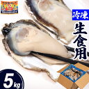 牡蠣 冷凍 生食用 5kg 30〜60個 宮城県 殻付き 生牡蠣 かき 牡蛎 カキ 三陸 海鮮 生 刺し身 刺身 バーベキュー BBQ 貝 大粒 中粒 産地直送...
