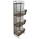 S255-58 PX GARAGE SALE 送料無料 Wire magazine rack ワイヤーマガジンラック アンティーク アイアン ビンテージ 収納 ...