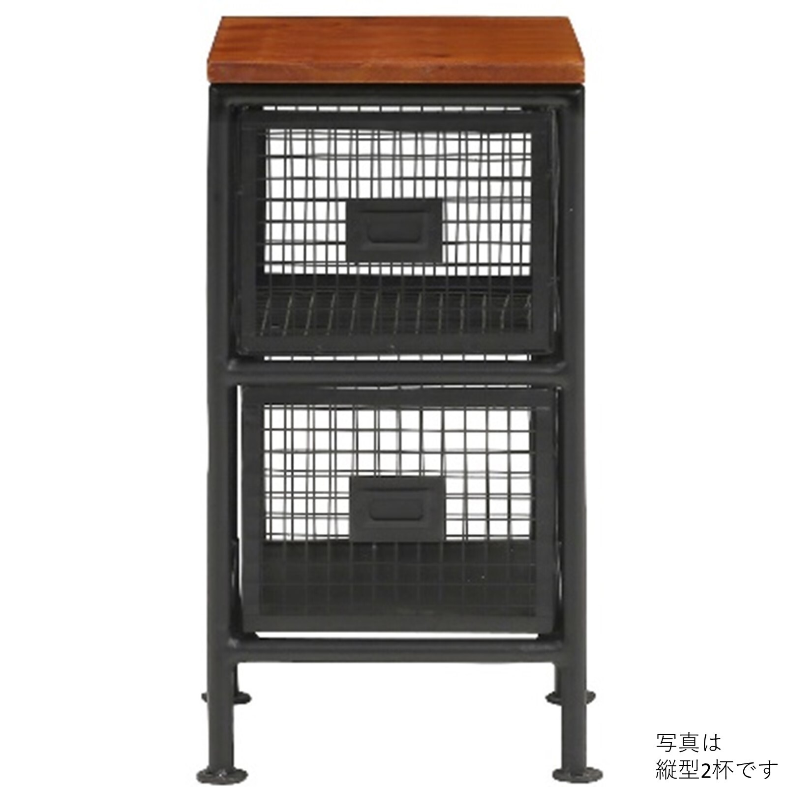 乐天商城 - 送料無料 ポイント10倍 使うと雰囲気の良くなるス 縦型2杯引出チェスト SFC ハンドメイド イエノワ インド製品 家具 収納家具 タンス チェスト ienowa イエノア 201200641