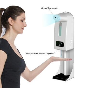 K10 Pro plus Automatic Soap Dispenser 自動検温器消毒一体機 最新型 壁掛け 温度計 体温計 消毒器 感染予防 ウイルス対策 石鹸ディスペンサー自動タッチレス液体 自動液体石鹸 スマートセンサー 非接触赤外線温度計 手洗い コロナ対策 助成金 ソープ オート