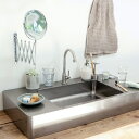 H22-0402RC DULTONのステンレスシンク STAINLESS SINK RECTANGLE バイブレーション仕上げ 上水 排水管 ダルトン DULTON DIY キッチン ダイニング