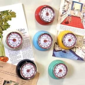 定形外郵便で追跡番号なしで1個送料390円 Color kitchen timer with magnet キッチン雑貨 カラーキッチンタイマー キッチンタイマー マグネット レトロ 料理 バレンタイン お菓子 ケーキずくり タイマー ダルトン DULTON 100-189