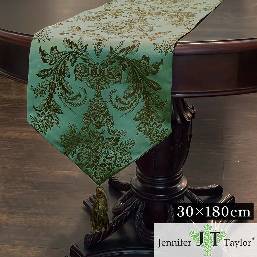 5％OFFクーポンあり★16日AM1時59分まで | ジェニファーテイラー テーブルランナー 180cm Jennifer Taylor Carlisle ロココ アンティーク調 ヴィクトリアン