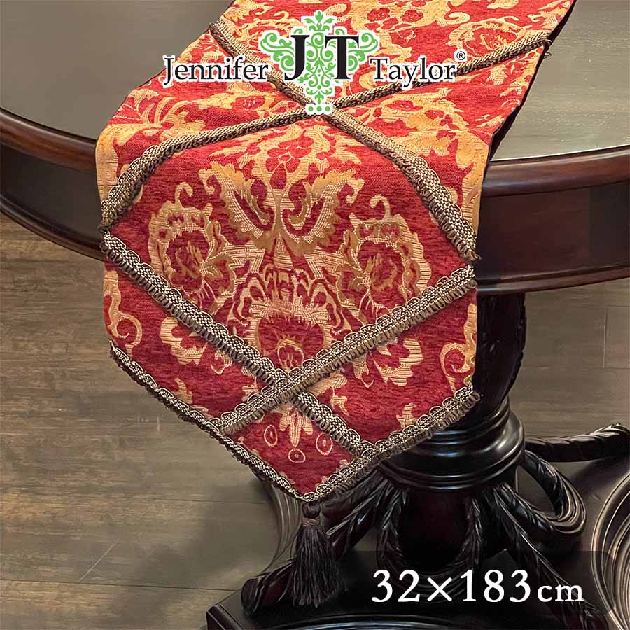 ジェニファーテイラー 即日発送 テーブルランナー 183 Bacara-BT Jennifer Taylor 33184TR 玄関 カフェ エステ ネイル エレガント シック モダン