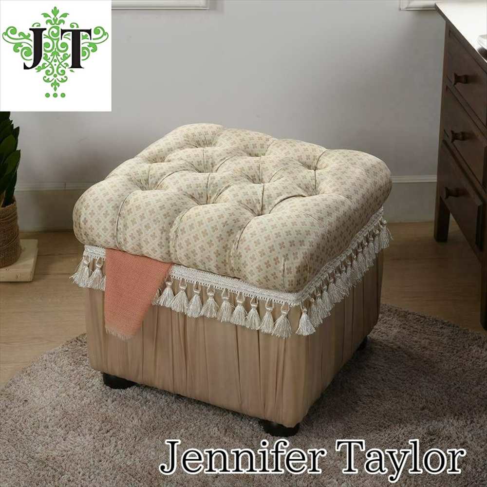 ジェニファーテイラー 収納スツール Jennifer Taylor Lumina チェア おしゃれ かわいい ロココ アンティーク調 ヴィクトリアン 家具 インテリア