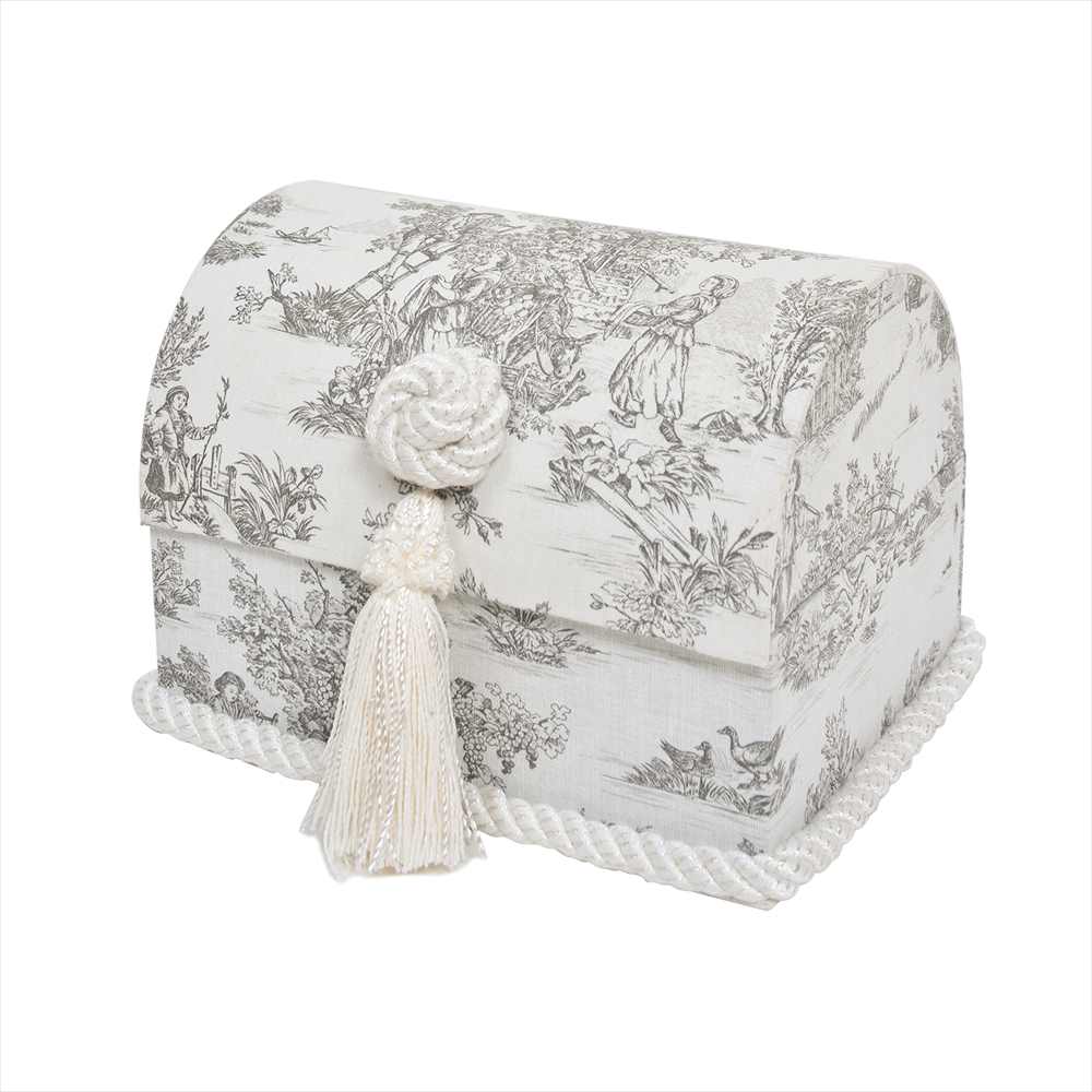 ジェニファーテイラー 即日発送 トランク BOX ボックス 小物入れ 収納 高級 エステ ネイル Toile de Jouy トワルドジュイ シノワズリ Jennifer Taylor 33142BX ギフト プレゼント [3]