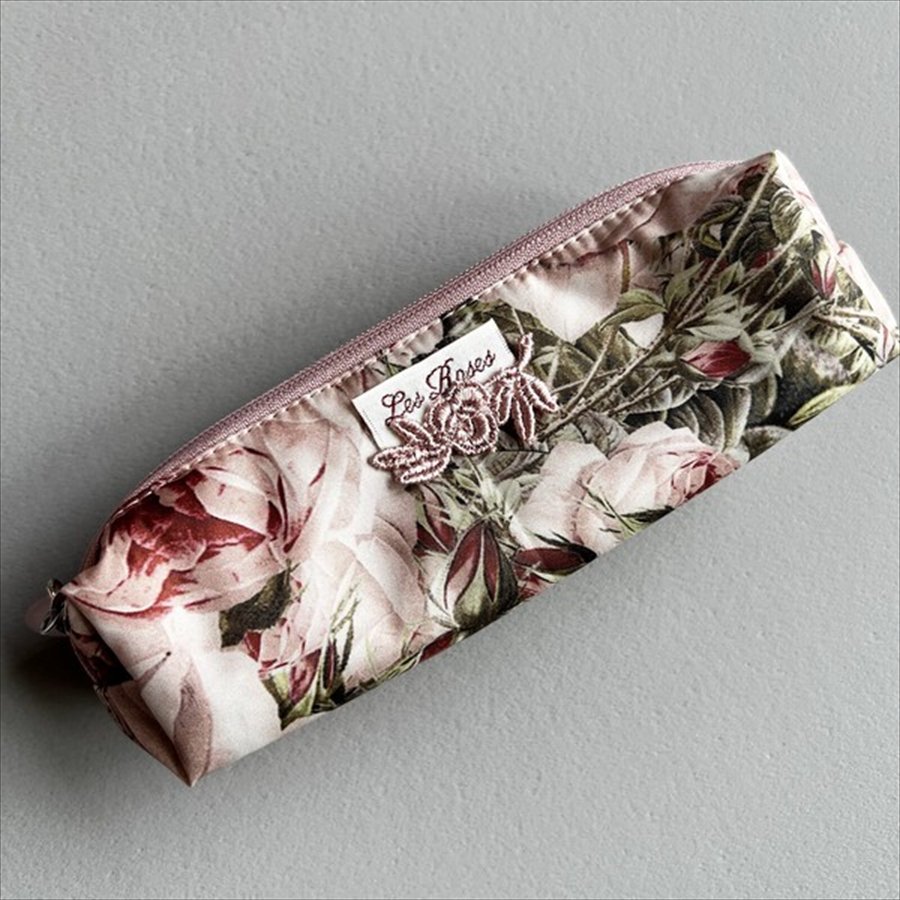 ルドゥーテ ペンケース ローズ 薔薇 レディース 文房具入れ ギフト プレゼント 花柄 フラワー レース かわいい 可愛い 買い回り 1000円ポッキリ 送料無料