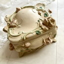 【半額セール!5500円→2750円】アールヌーヴォー 小物入れ ローズ クラシック おしゃれ かわいい ロココ アンティーク調 ヴィクトリアン