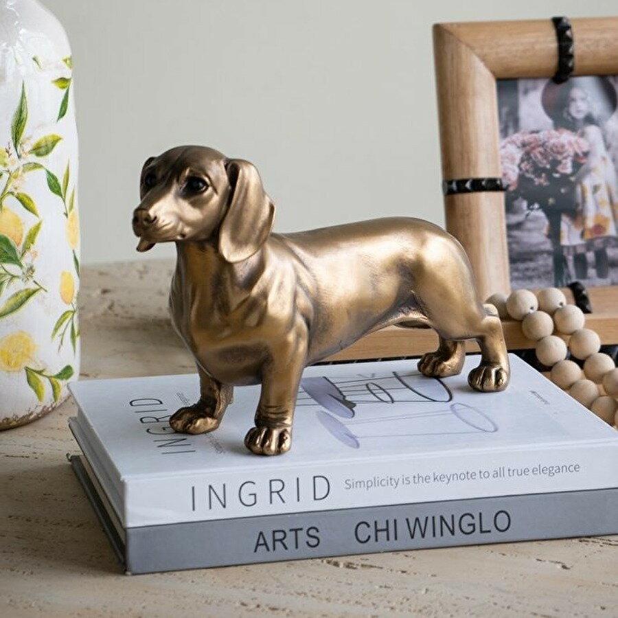 楽天市場】ダックス（カラーゴールド）（インテリア小物・置物