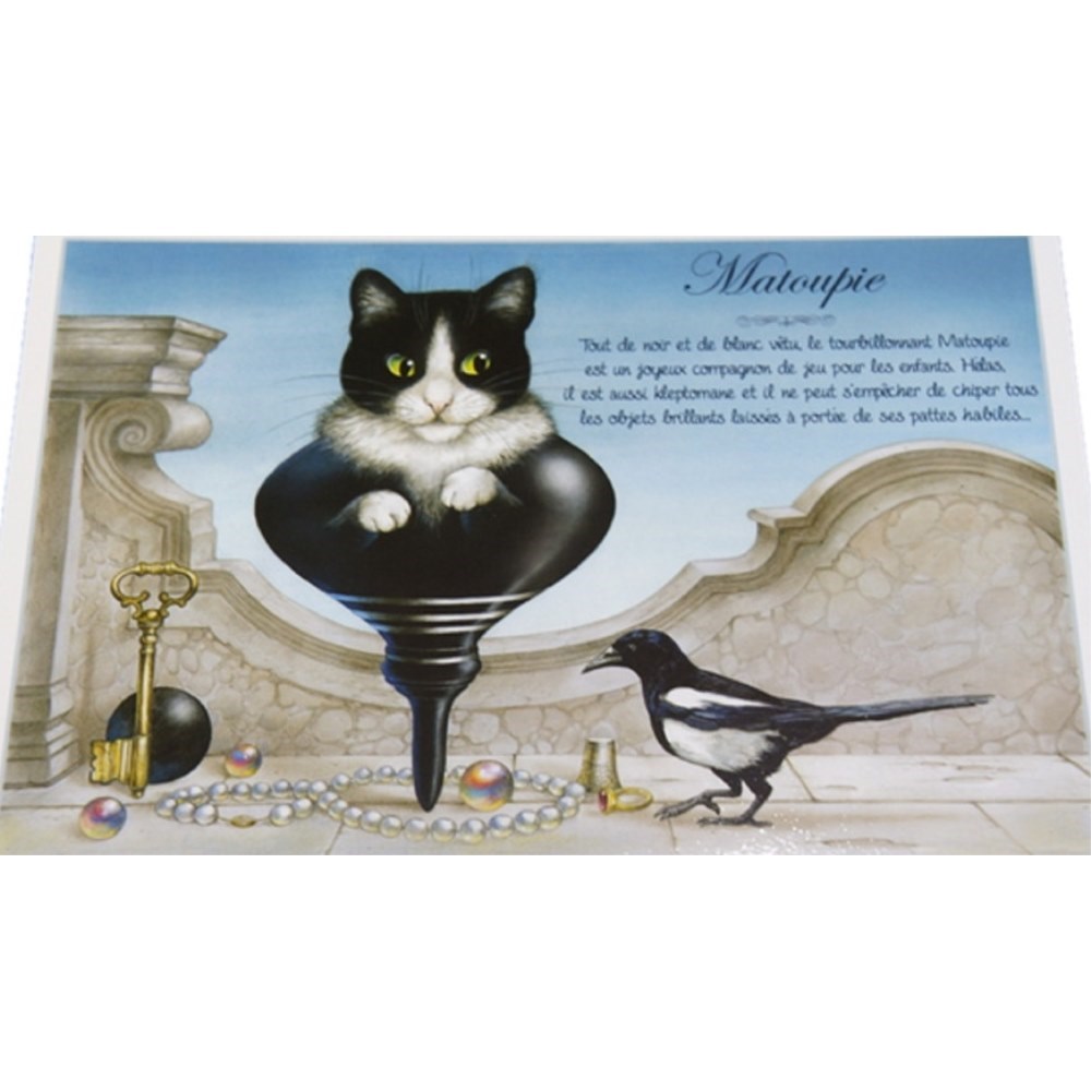 セブリーヌキャット フランス製 キャット ポストカード 猫 ネコ はがき 絵葉書 絵はがき 絵ハガキ 可愛い 猫 猫グッズ ねこ雑貨 おしゃれ