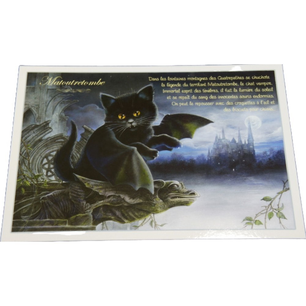 セブリーヌキャット フランス製 キャット ポストカード 猫 ネコ はがき 絵葉書 絵はがき 絵ハガキ 可愛い 猫 猫グッズ ねこ雑貨 おしゃれ