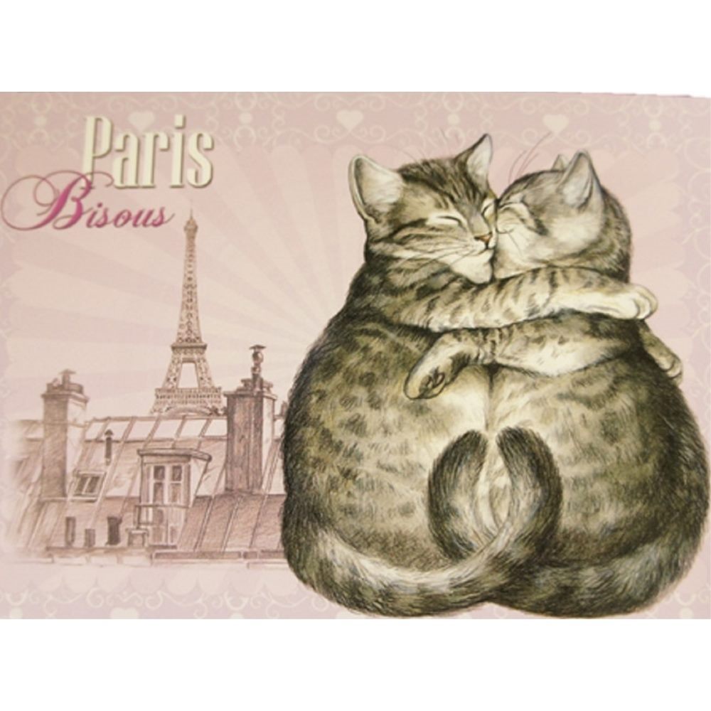 セブリーヌキャット フランス製 キャット ポストカード 猫 ネコ はがき 絵葉書 絵はがき 絵ハガキ 可愛い 猫 猫グッズ ねこ雑貨 おしゃれ