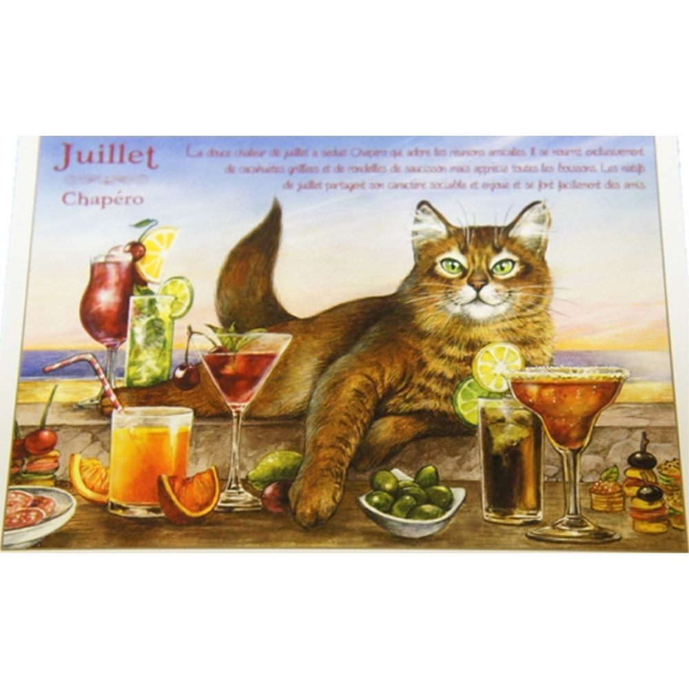 セブリーヌキャット フランス製 キャット ポストカード 猫 ネコ はがき 絵葉書 絵はがき 絵ハガキ 可愛い 猫 猫グッズ ねこ雑貨 おしゃれ