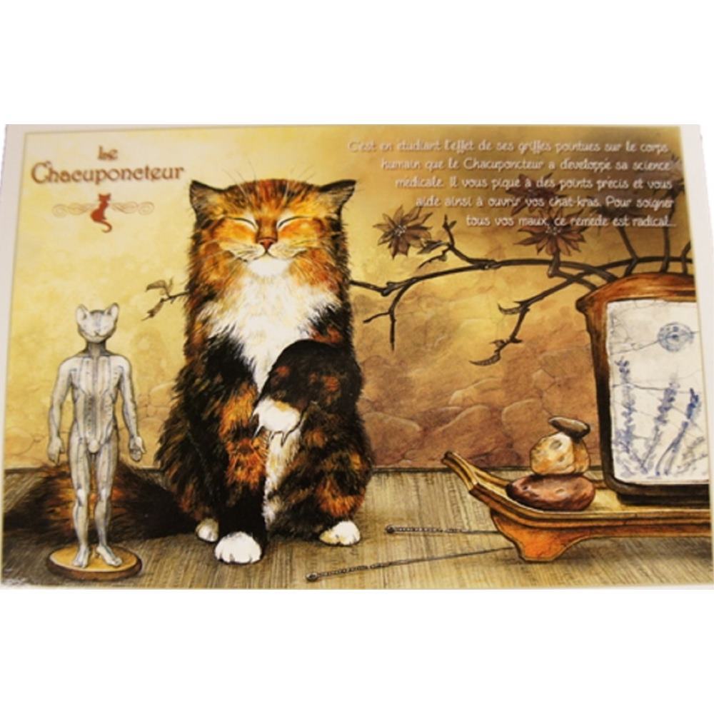 セブリーヌキャット フランス製 キャット ポストカード 猫 ネコ はがき 絵葉書 絵はがき 絵ハガキ 可愛い 猫 猫グッズ ねこ雑貨 おしゃれ