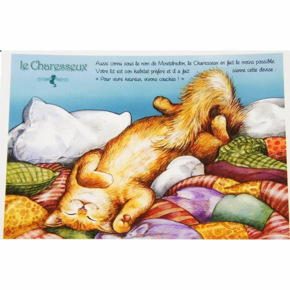 セブリーヌキャット フランス製 キャット ポストカード 猫 ネコ はがき 絵葉書 絵はがき 絵ハガキ 可愛い 猫 猫グッズ ねこ雑貨 おしゃれ